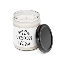 Best Dog Mom in the World Candle: A Heartwarming Gift for Pet Lovers   Scented Soy Candle, 9oz, Apple Harvest Scent | Paws Up Life, LLC