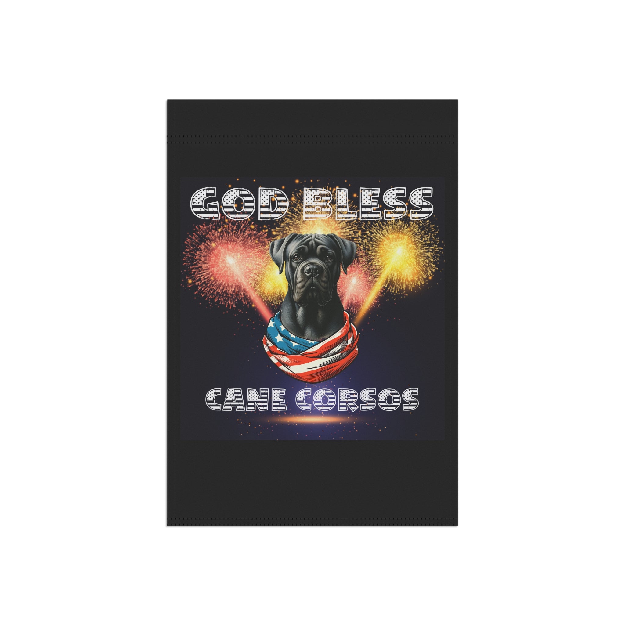 God Bless Cane Corso Patriotic Garden & House Banner | Paws Up Life, LLC