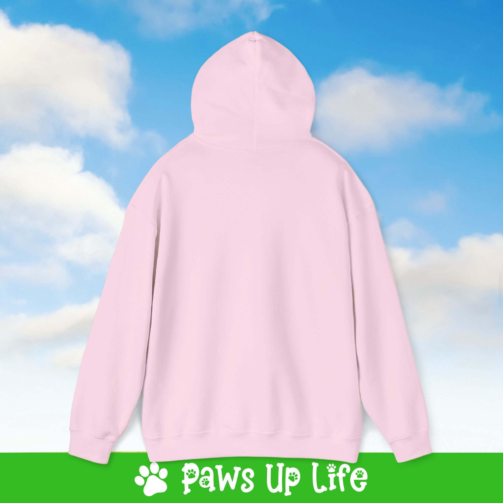 "United We Love" Vizsla Unisex Hoodie – Fun Patriotic Dog Lover Cozy Cotton Blend Hooded Sweater, Perfect Gift for Pet Parents!