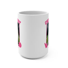 Afghan Hound Dog Cheer Buddy Cheerleader 15oz Large Coffee Mug Ceramic Drinkware Tea Washable Printed Reusable
