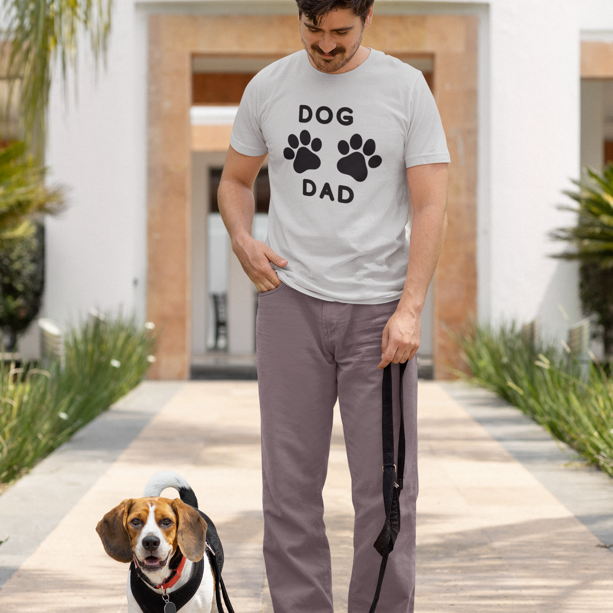 Dog Dad - Unisex Gildan T-Shirt for Adults | Perfect Gifts for Pet Lovers| Gift For Him| Father's Day| Birthday| Christmas|New Puppy|Adoption | Paws Up Life, LLC