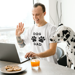 Dog Dad - Unisex Gildan T-Shirt for Adults | Perfect Gifts for Pet Lovers| Gift For Him| Father's Day| Birthday| Christmas|New Puppy|Adoption | Paws Up Life, LLC