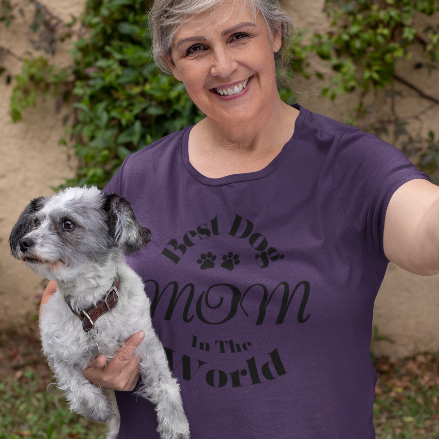 Best Dog Mom In The World T-Shirt: Perfect Gift for Pet Lovers | Comfortable Tee for Proud Fur Moms Unisex Heavy Cotton Tee | Paws Up Life, LLC