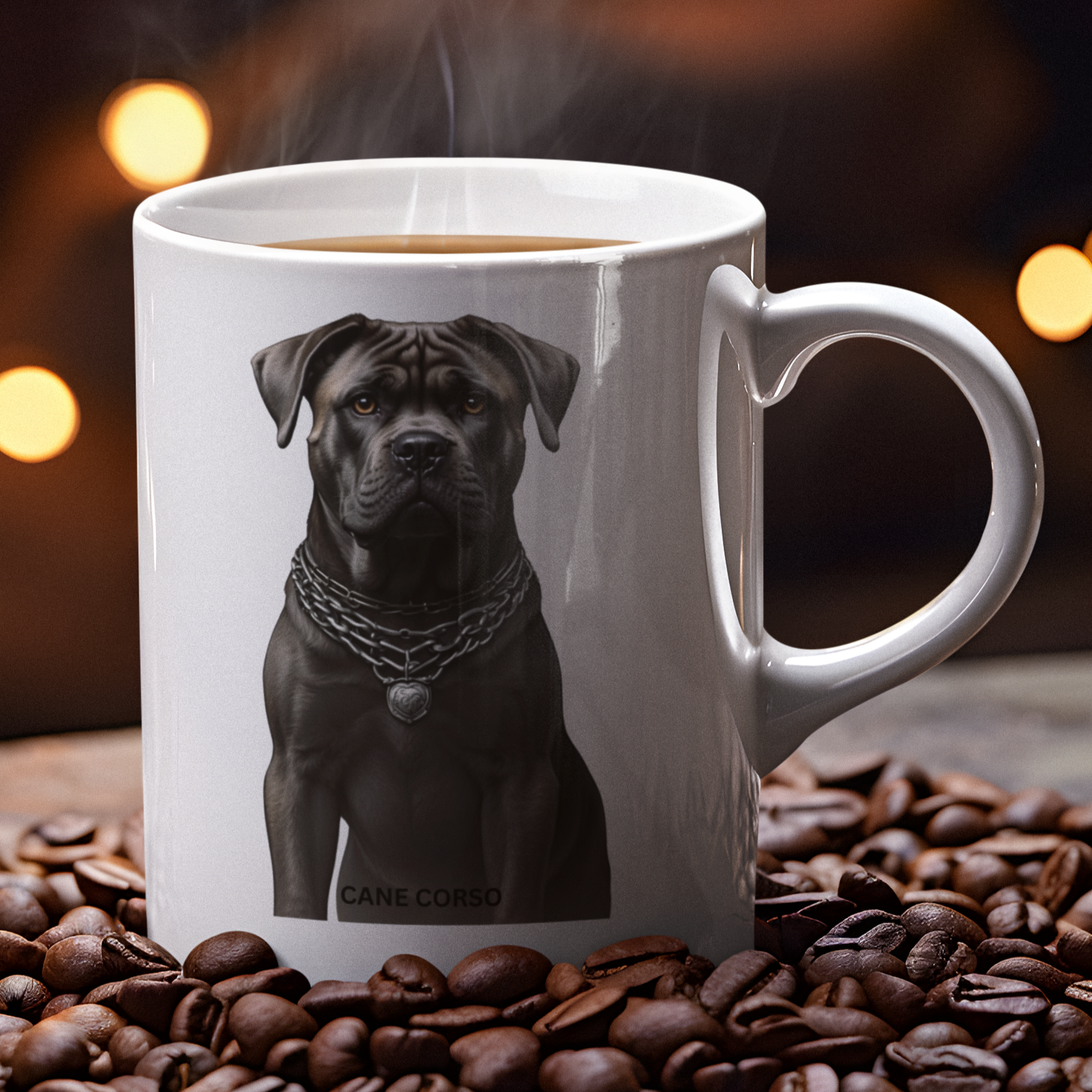 Cane Corso Mug: Showcase the Majestic Italian Breed with Every Sip - Perfect Gift for Dog Lovers,   Dog Mom and Dad,  Ceramic Mug 15oz | Paws Up Life, LLC