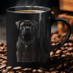 Cane Corso Coffee Mug - Perfect Gift for Dog Lovers, Black Mug, 15oz