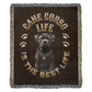 Cane Corso Heirloom Brown Blanket: Premium Quality Dog Throw, Gift For Her, Gift For Him, Birthday, Mother's Day, Father's Day, Holidays | Paws Up Life, LLC