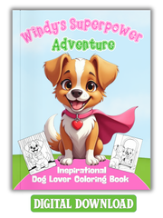 Windys Superpower Adventure Coloring Book | Digital Download