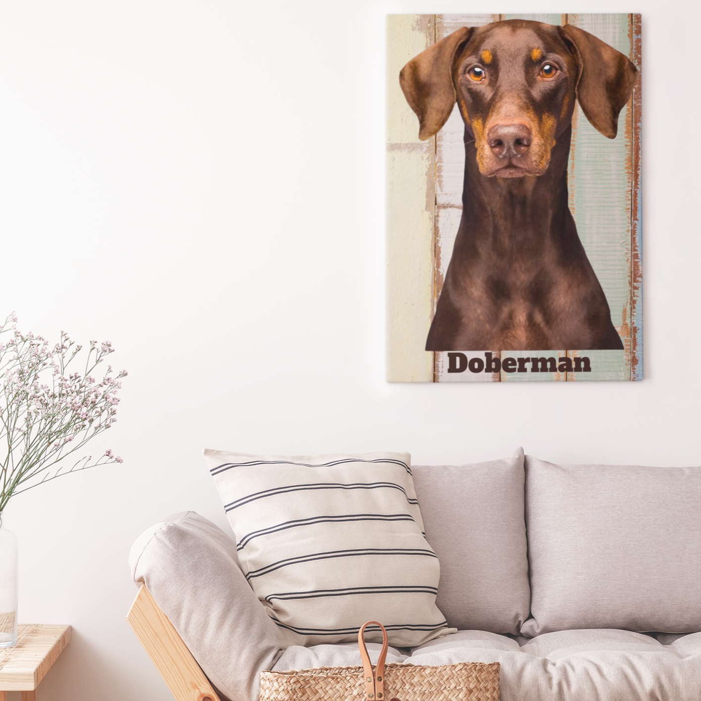 Doberman Metal Wall Art: Stunning Canine Décor for Dog Lovers | Premium Quality & Unique Design - Great Gift For Dog Mom Or Dad